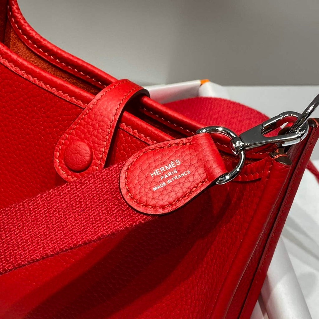 Hermes Mini Evelyne 16 Bag in Taurillon Clemence Leather H069424 - Default Title - View 7