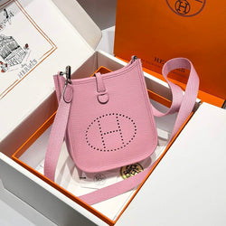 Hermes Mini Evelyne 16 Bag in Taurillon Clemence Leather H069429 - Default Title - View 1