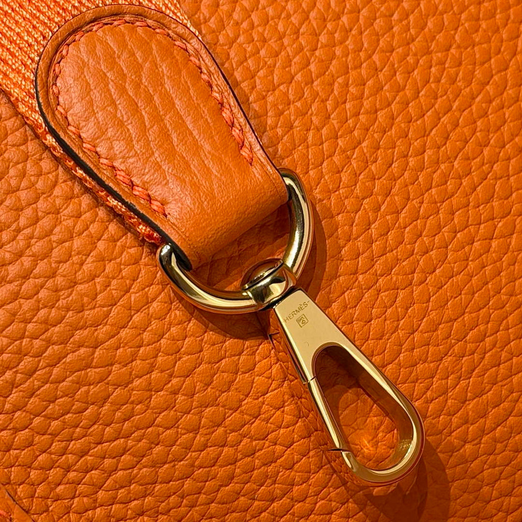 Hermes Mini Evelyne 16 Bag in Taurillon Clemence Leather H069425 - Default Title - View 5