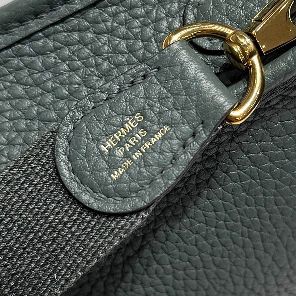 Hermes Mini Evelyne 16 Bag in Taurillon Clemence Leather H069427 - Default Title - View 6