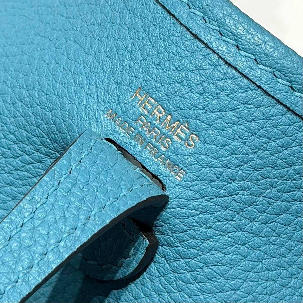Hermes Mini Evelyne 16 Bag in Taurillon Clemence Leather H069432 - Default Title - View 3
