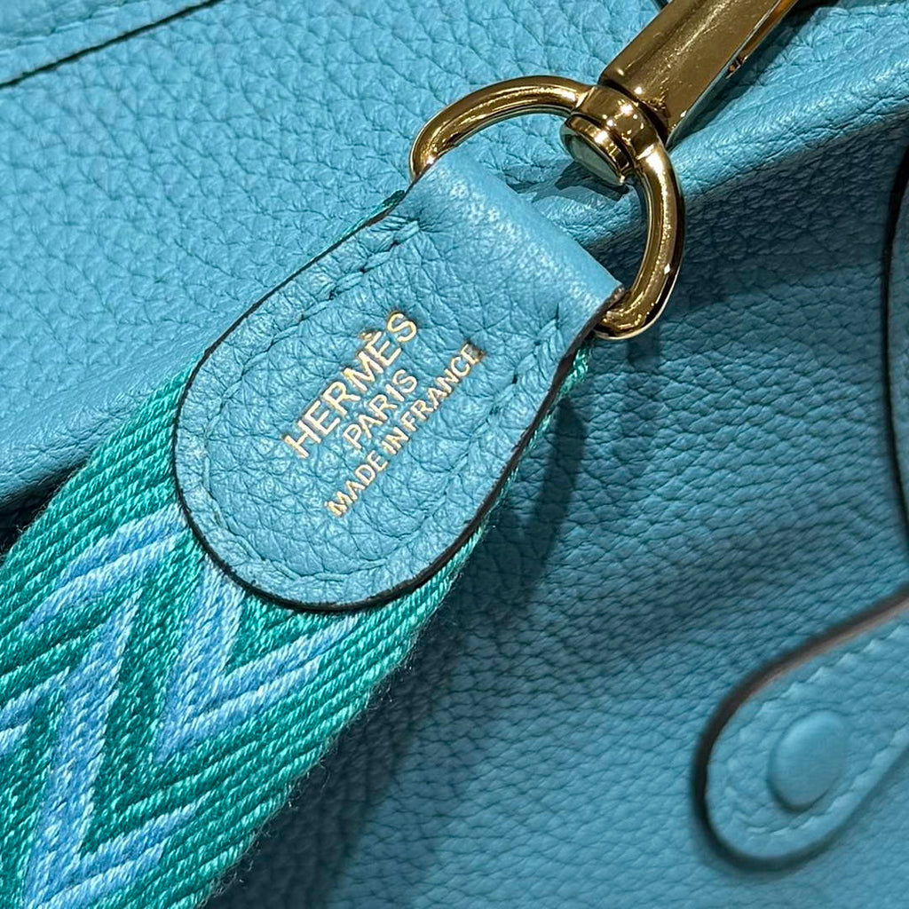 Hermes Mini Evelyne 16 Bag in Taurillon Clemence Leather H069432 - Default Title - View 6