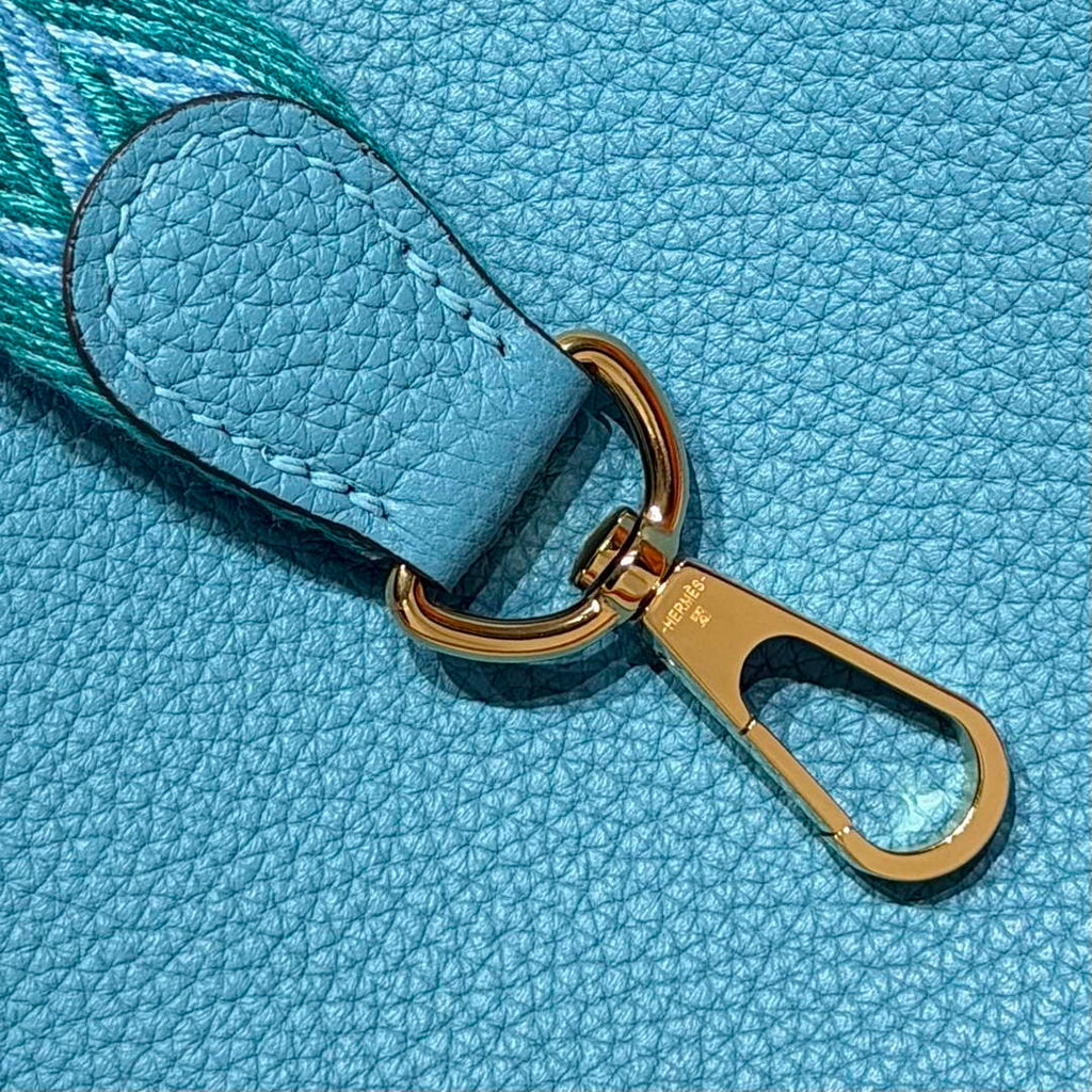 Hermes Mini Evelyne 16 Bag in Taurillon Clemence Leather H069432 - Default Title - View 8