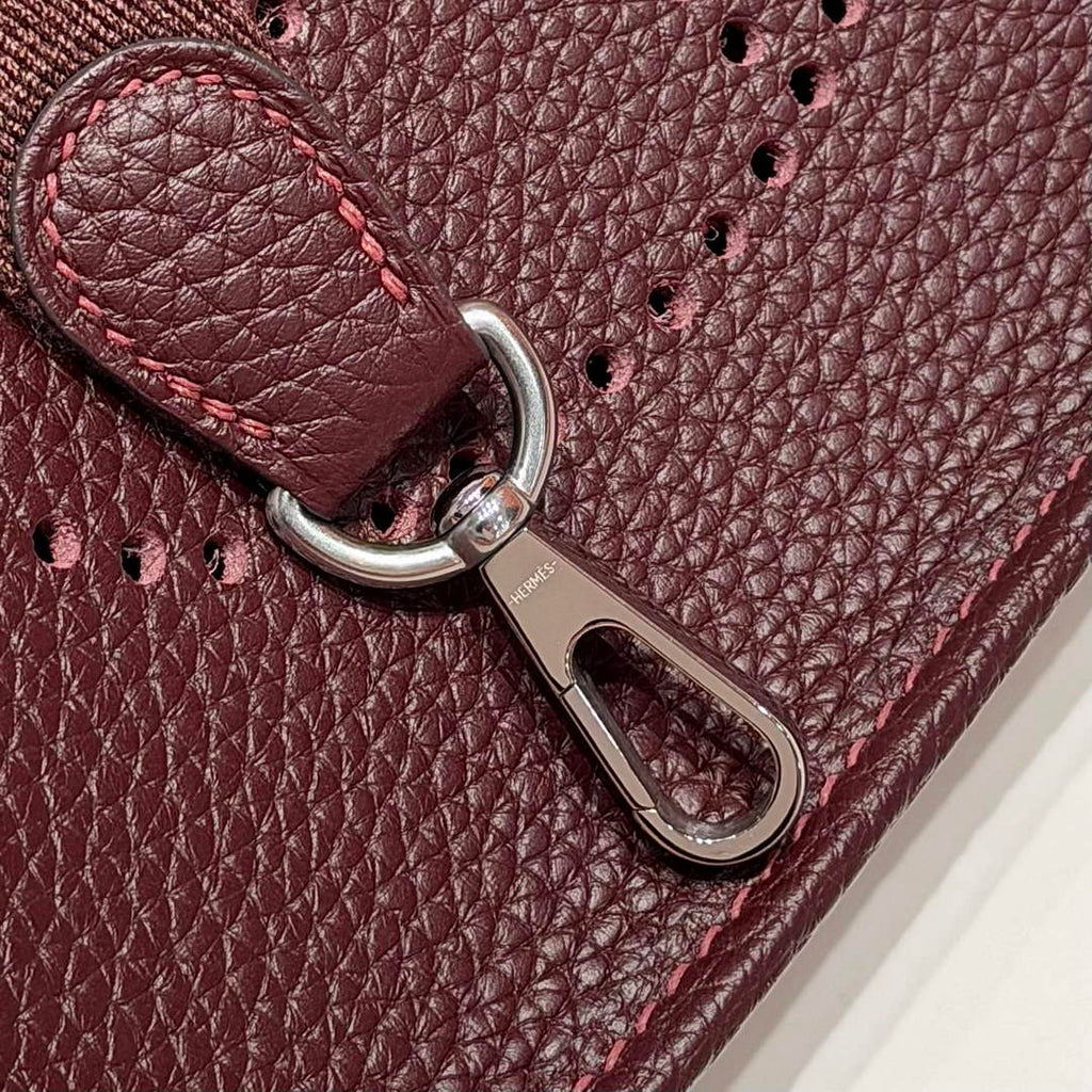 Hermes Mini Evelyne 16 Bag in Taurillon Clemence Leather H069433 - Default Title - View 7