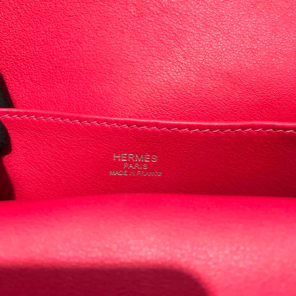 Hermes Mini Halzan 22 Bag Plum Swift Leather H082137 - Default Title - View 8