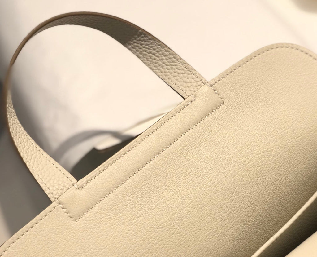 Hermes Mini Halzan 22 Bag Beige Togo Leather H082141 - Default Title - View 5