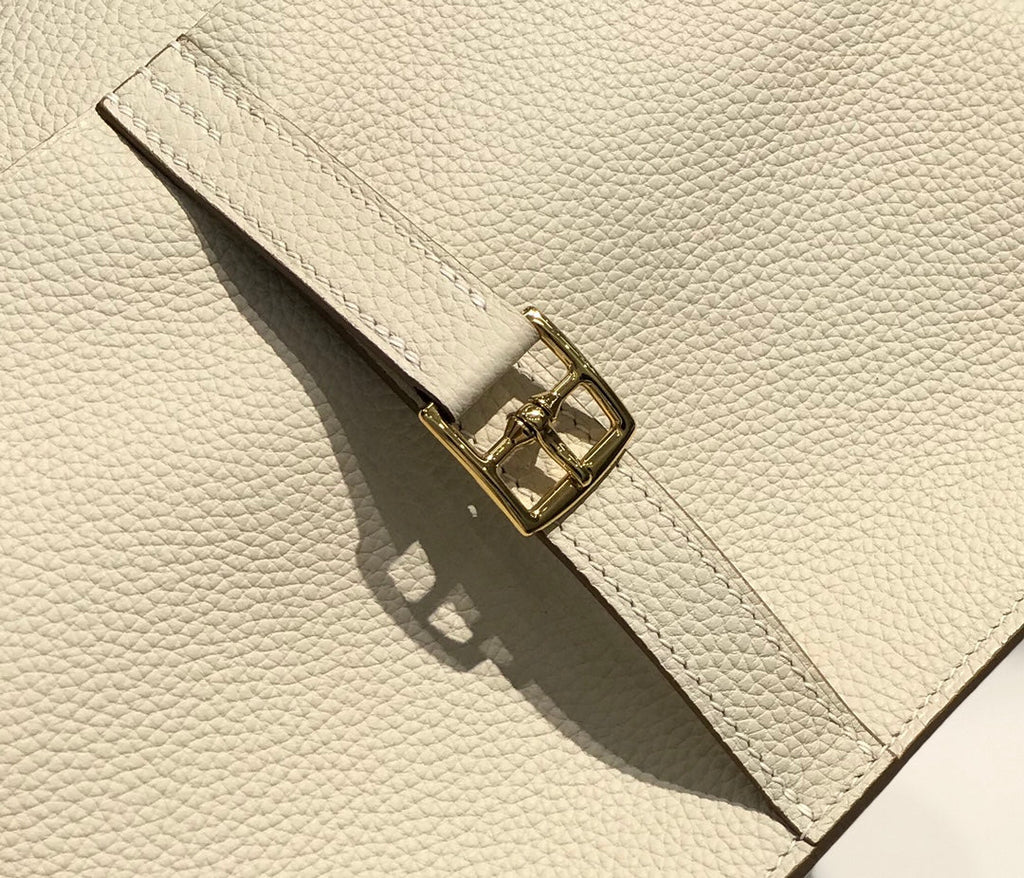 Hermes Mini Halzan 22 Bag Beige Togo Leather H082141 - Default Title - View 7