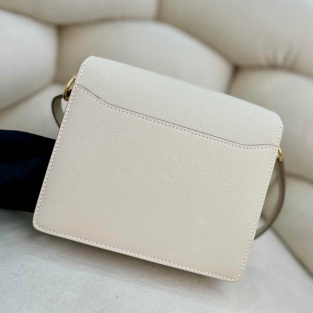 Hermès Mini Roulis Bag Beige Evercolor Gold Hardware H50306 - Default Title - View 2