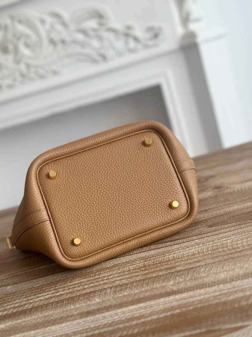 Hermès Picotin Lock 18 pocket bag Togo Leather Tan H9352003 - silver - View 4