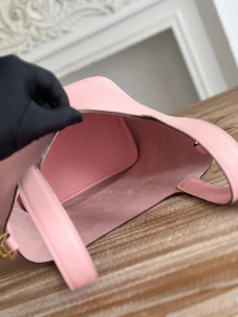 Hermès Picotin Lock 18 pocket bag Togo Leather H935100 pink - silver - View 8