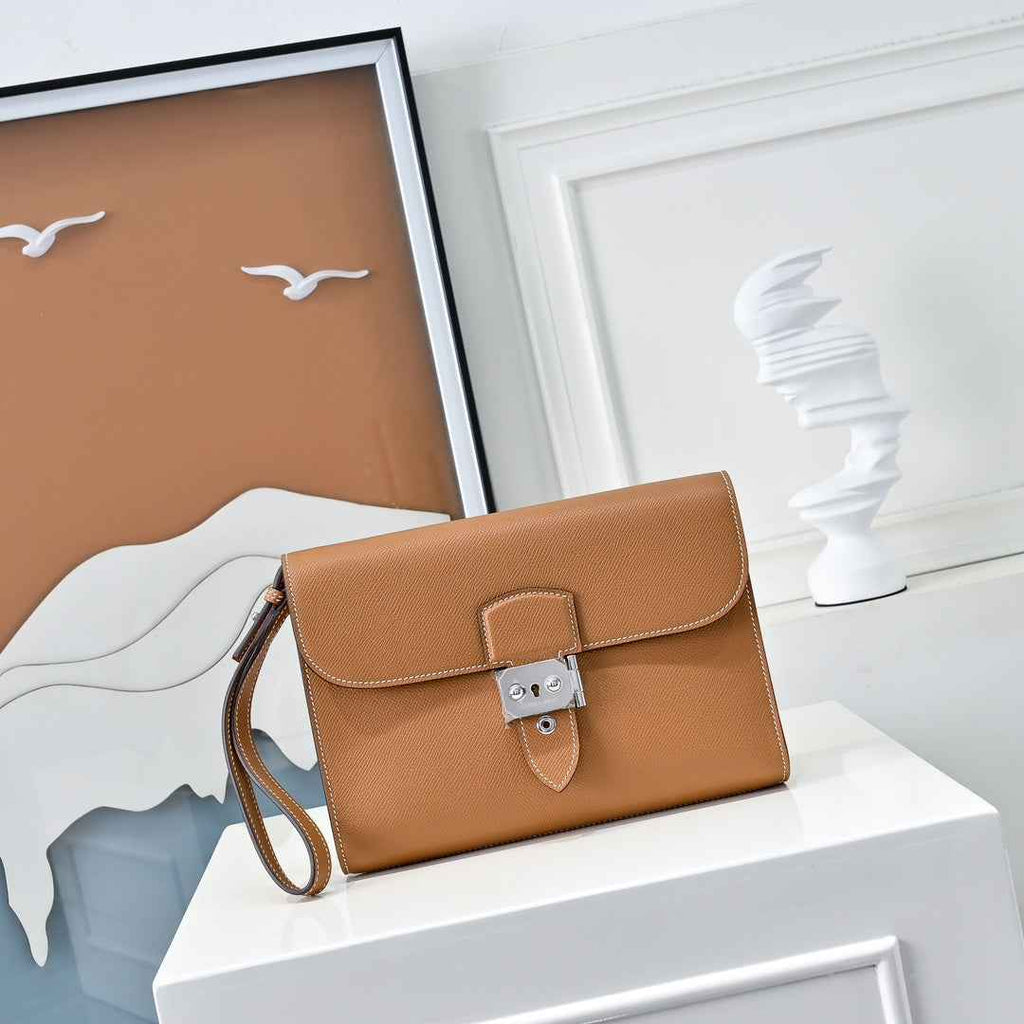 Hermès Sac a Depeches 24 – Brown Epsom Calfskin – Business Bag - Default Title - View 1