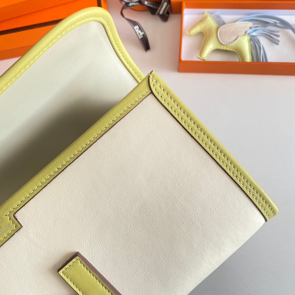 Hermes Wallet Clutch Swift Leather 29cm In Beige Green - Default Title - View 8