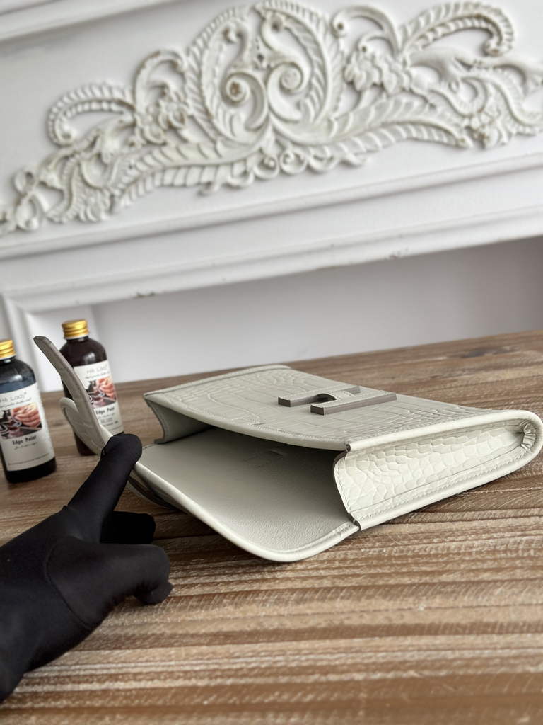 Hermes Jige Elan 29 clutch Beige Calfskin