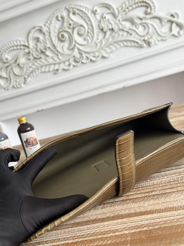 Hermes Jige Elan 29 clutch Light Brown Calfskin