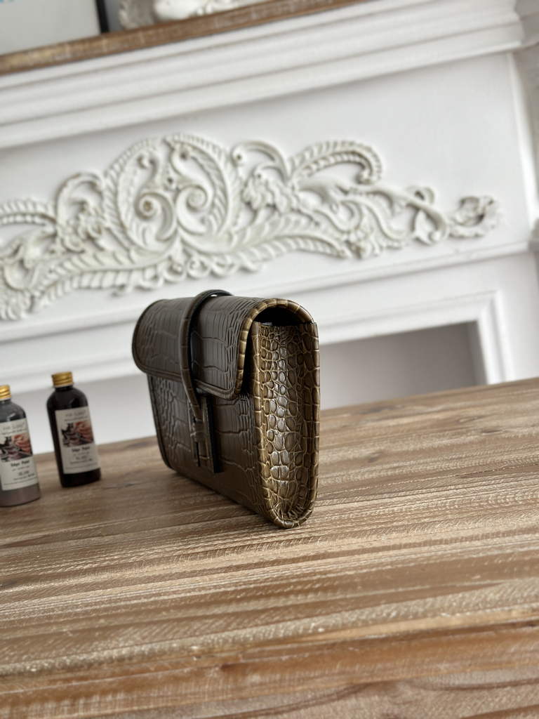 Hermes Jige Elan 29 clutch Light Brown Calfskin