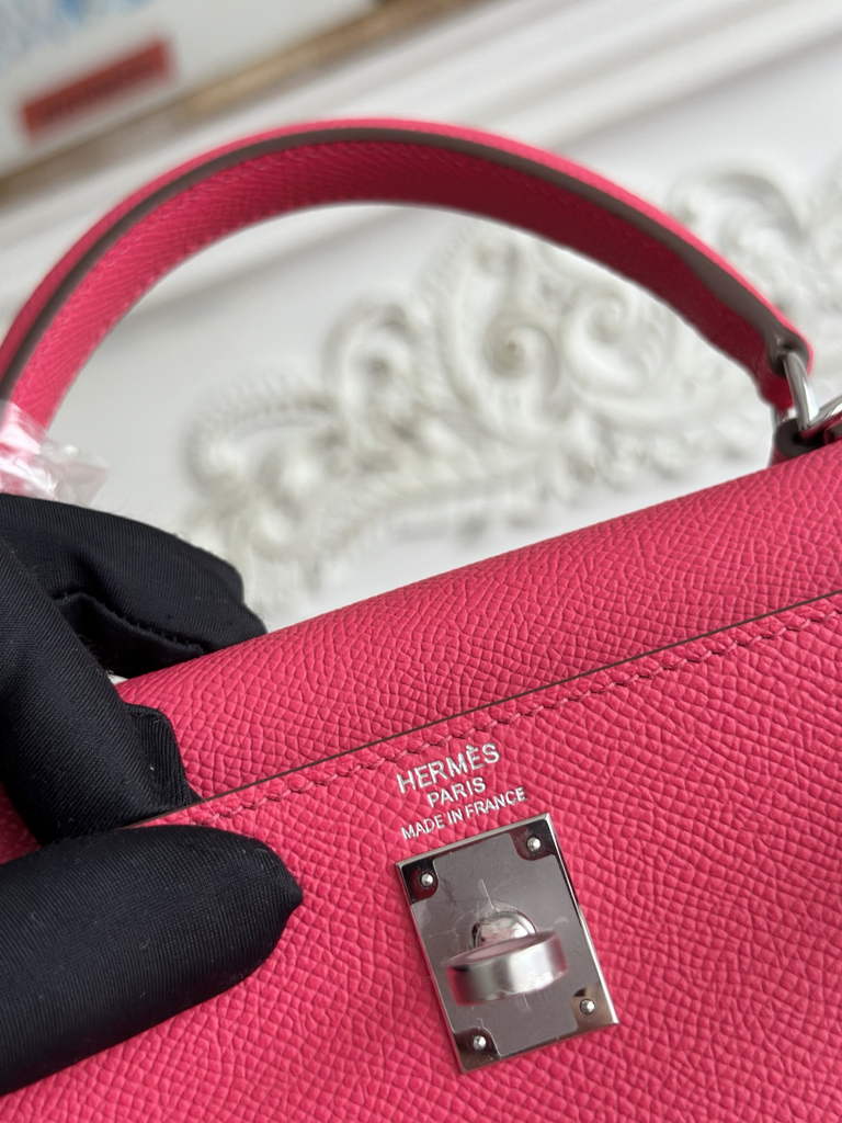 Hermes Kelly Bag 25cm Epsom Plum