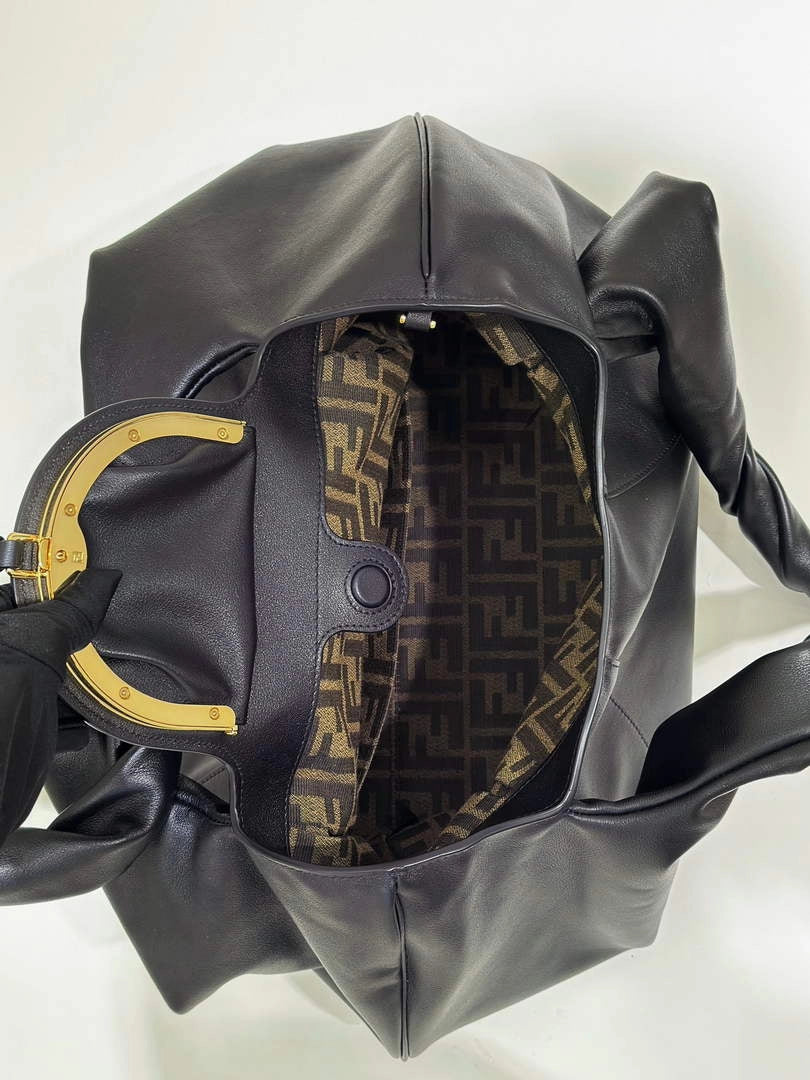 Large Fendi Spy Bag, 8BR839 calfskin black