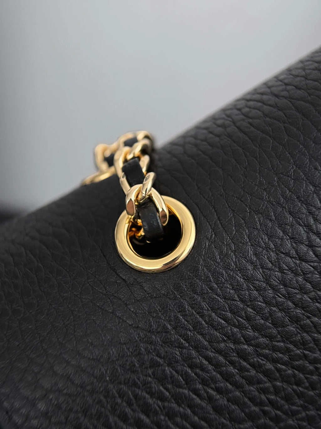 Chanel Large Flap Bag, AS6427 Calfskin Black