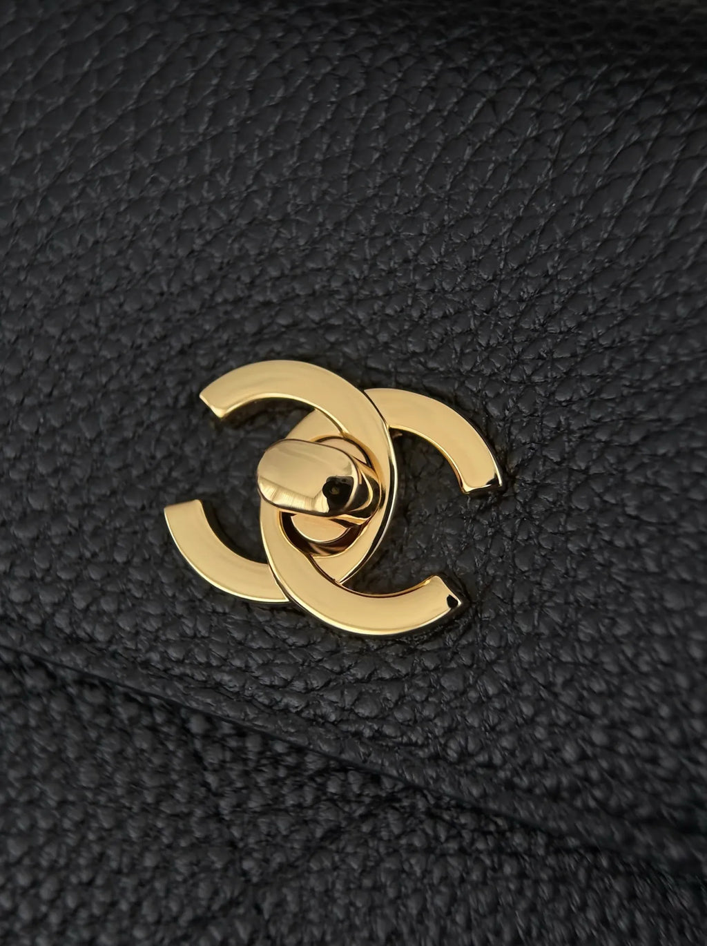 Chanel Large Flap Bag, AS6427 Calfskin Black