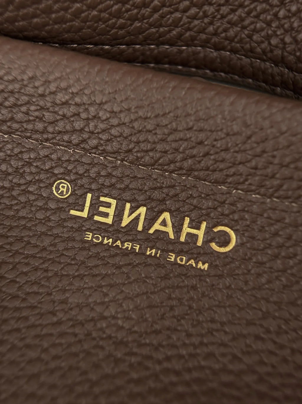 Chanel Large Flap Bag, AS6427 Calfskin Coffee