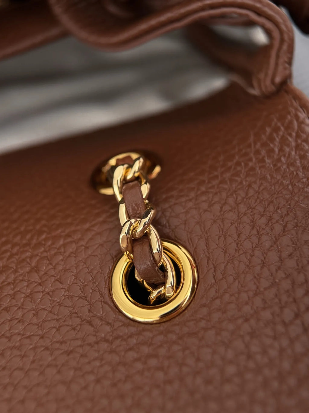 Chanel Large Flap Bag, AS6427 Calfskin Brown