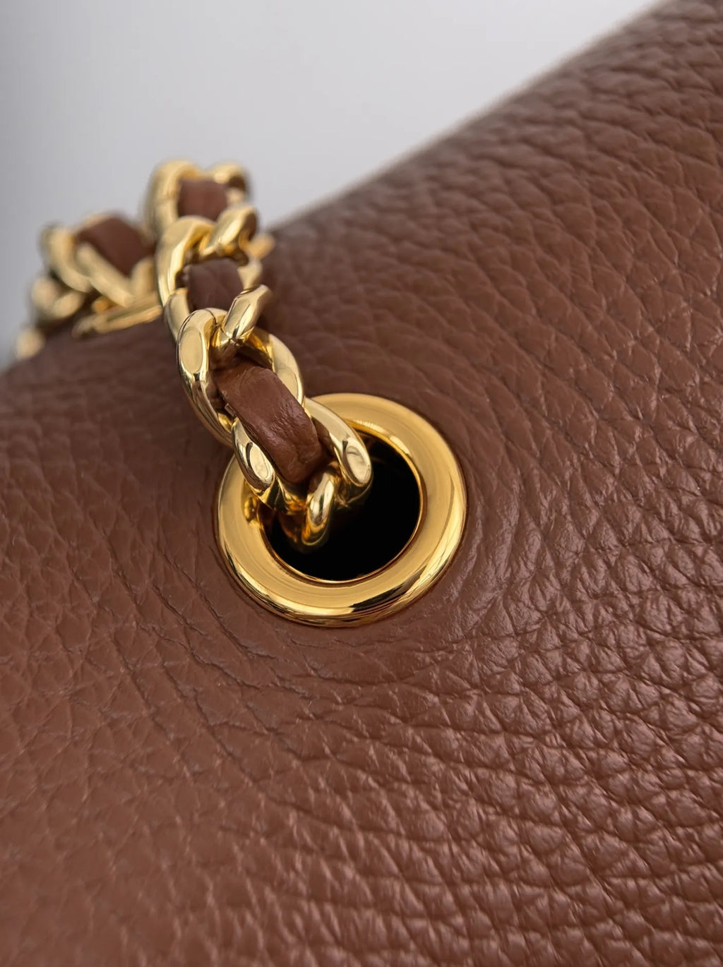 Chanel Large Flap Bag, AS6427 Calfskin Brown