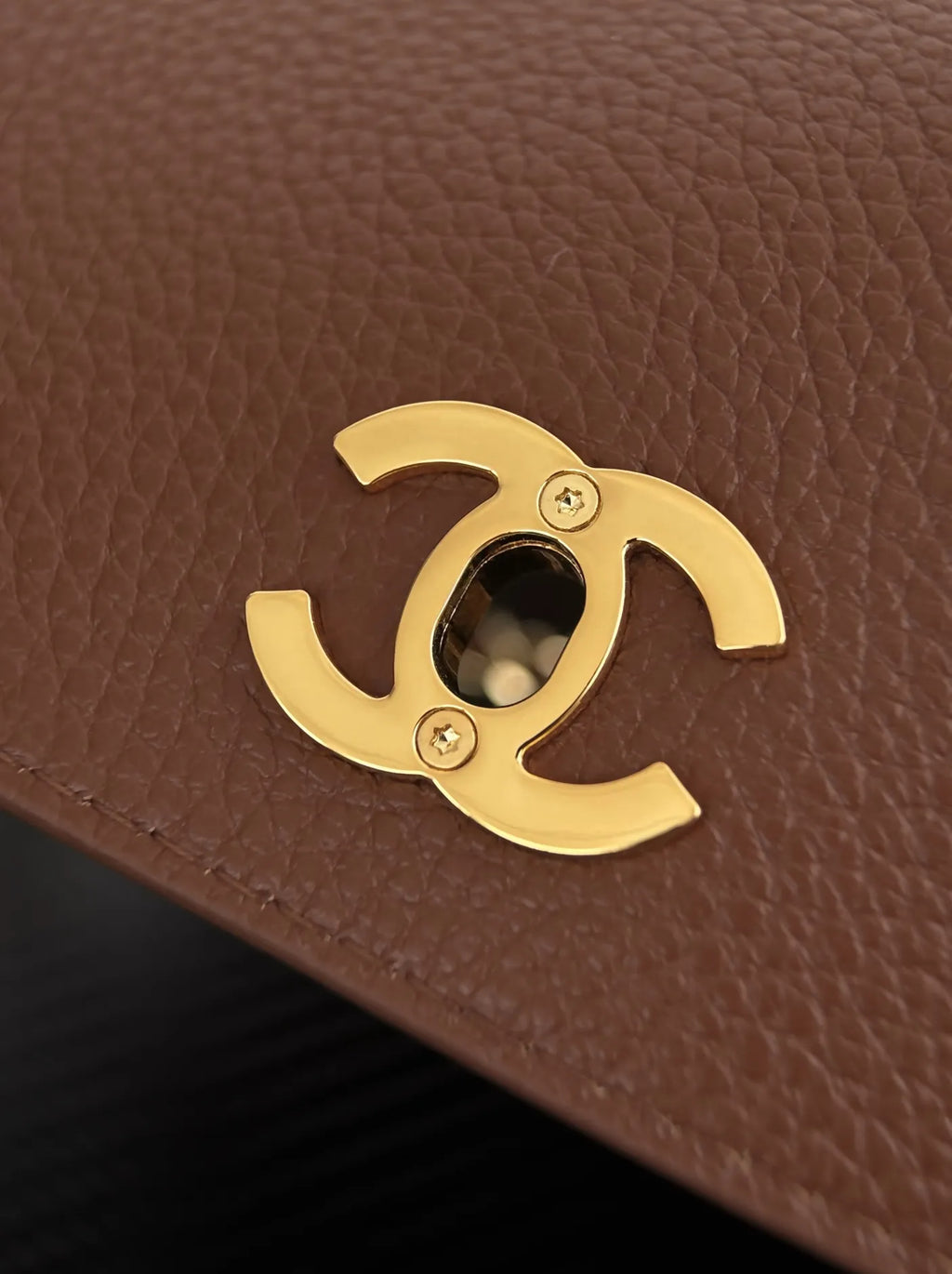 Chanel Large Flap Bag, AS6427 Suede Calfskin Brown