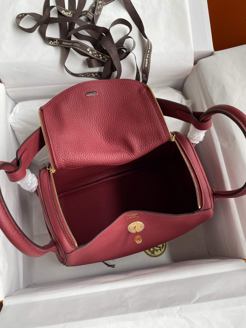 Lindy Hermès 26 Bag Togo Leather H265127 - Default Title - View 6