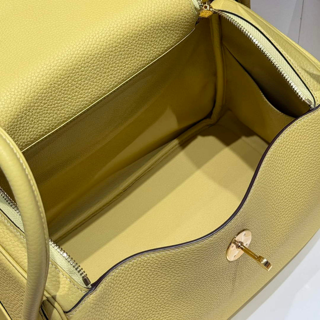 Lindy Hermès 30 Bag Togo Leather H305103 - Default Title - View 6