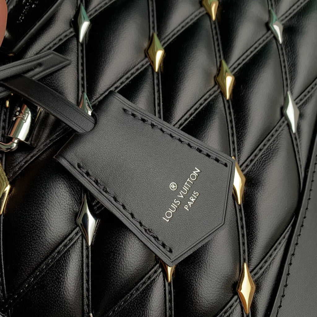 Louis Vuitton Alma BB M24153 Black Lamb leather Gold Hardware - Default Title - View 7