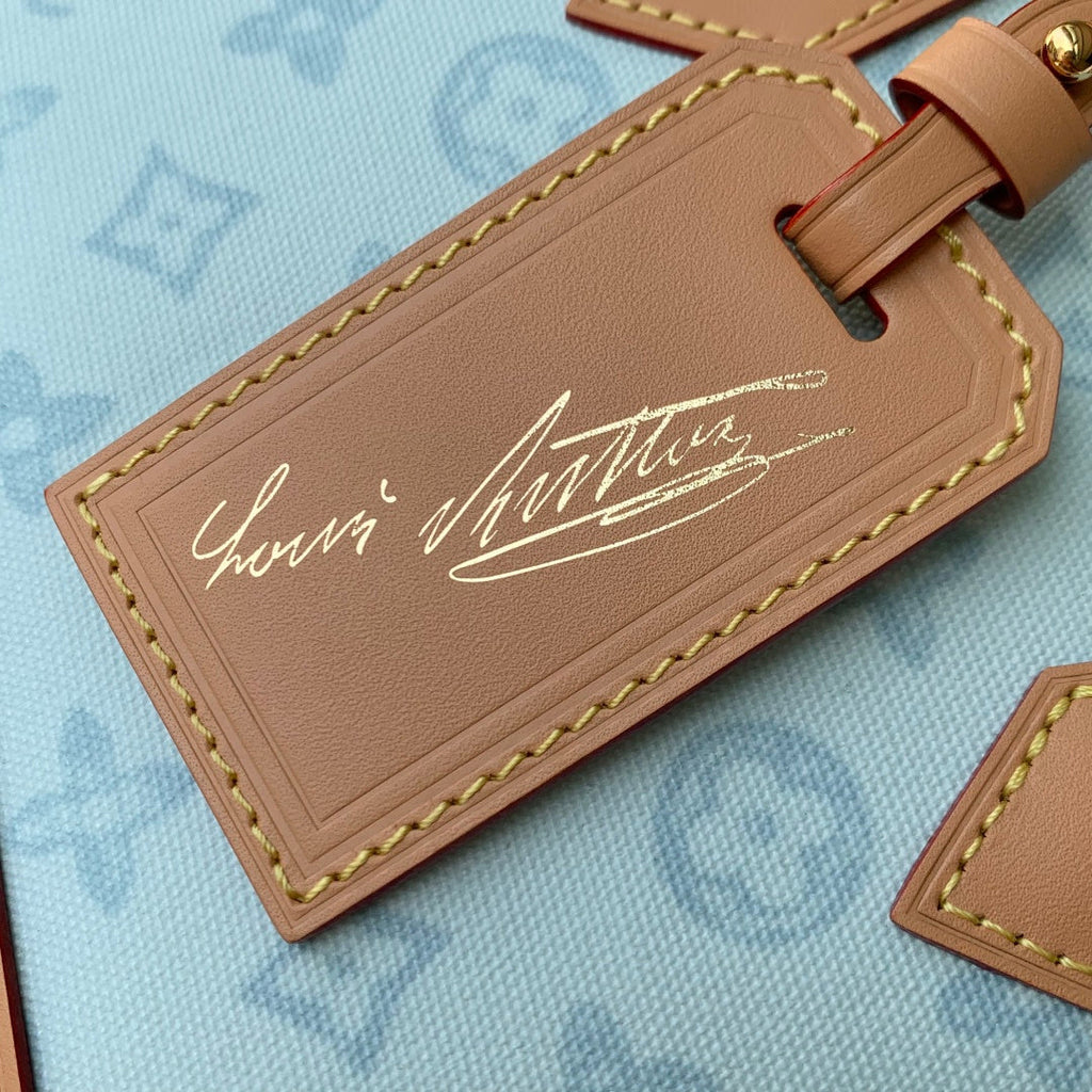 Louis Vuitton Alma BB M27526 Blue Coated canvas Gold Hardware - Default Title - View 5