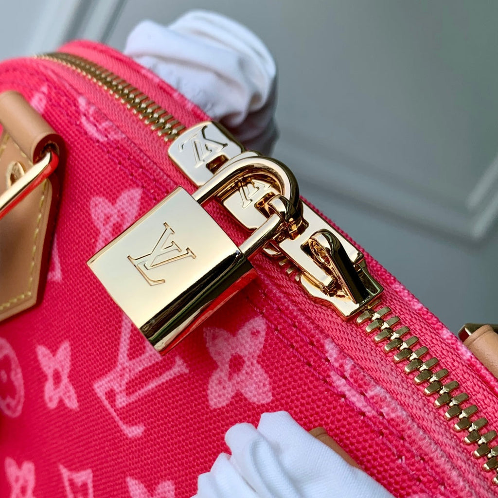 Louis Vuitton Alma BB M28272 Plum Coated canvas Gold Hardware - Default Title - View 6