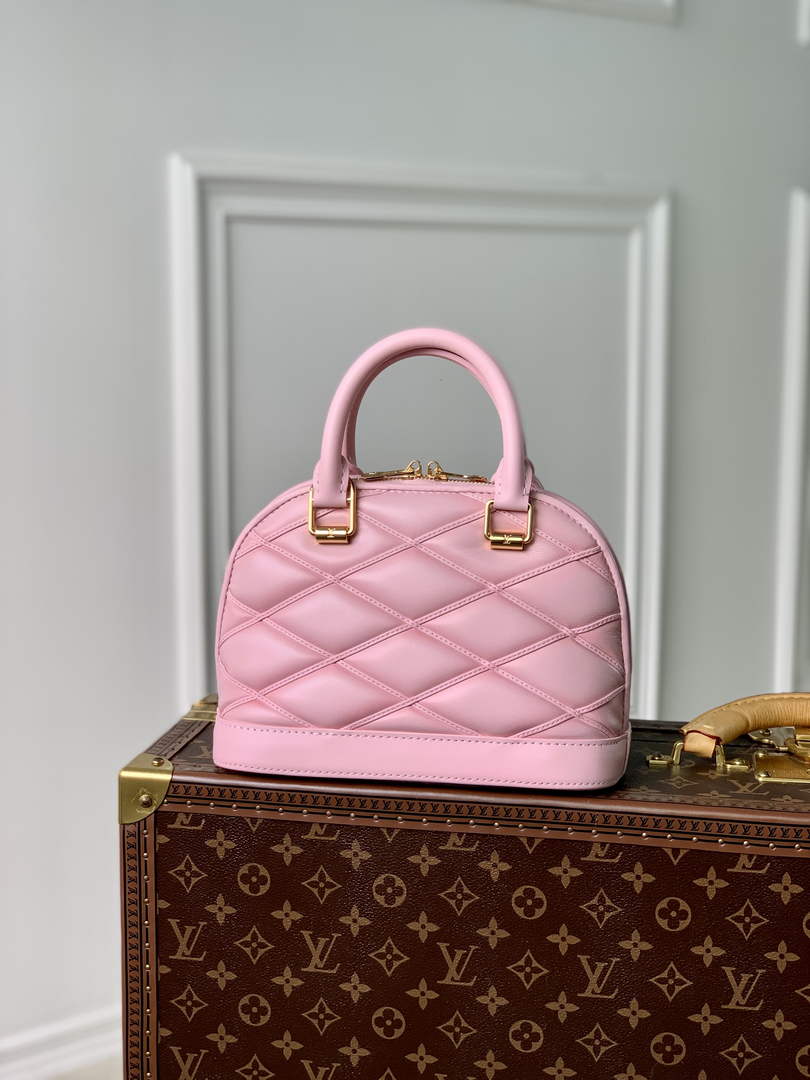 Louis Vuitton Alma BB M23666 Pink Lamb leather Gold Hardware - Default Title - View 2