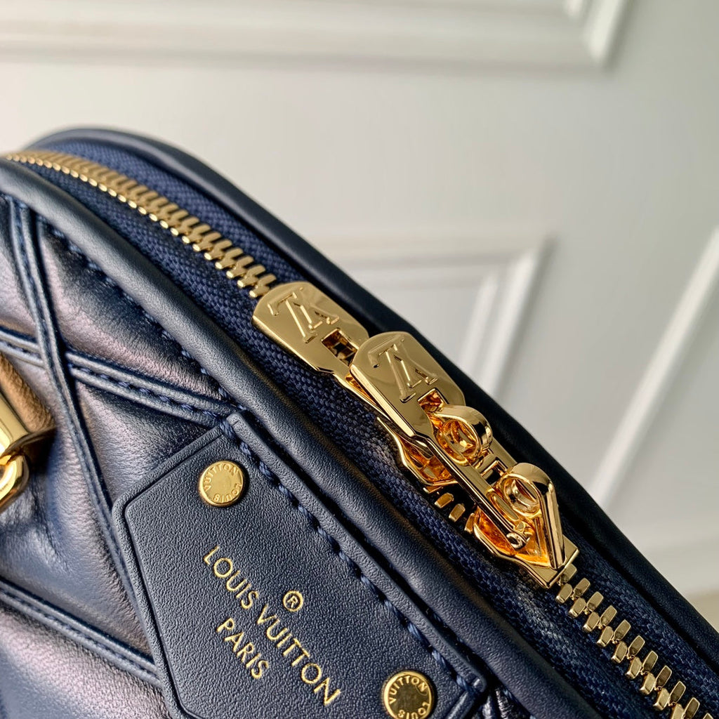 Louis Vuitton Alma BB M23666 Navy Blue Lamb leather Gold Hardware - Default Title - View 6