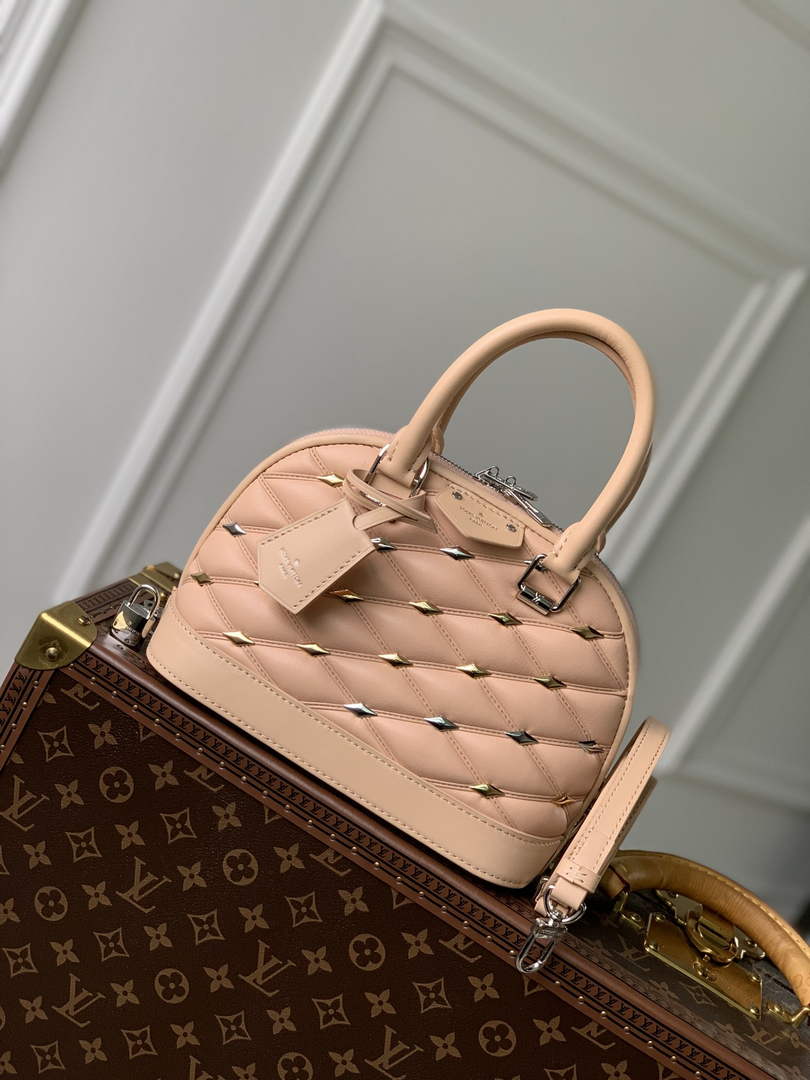 Louis Vuitton Alma BB M24153 Beige Lamb leather Gold Hardware - Default Title - View 1