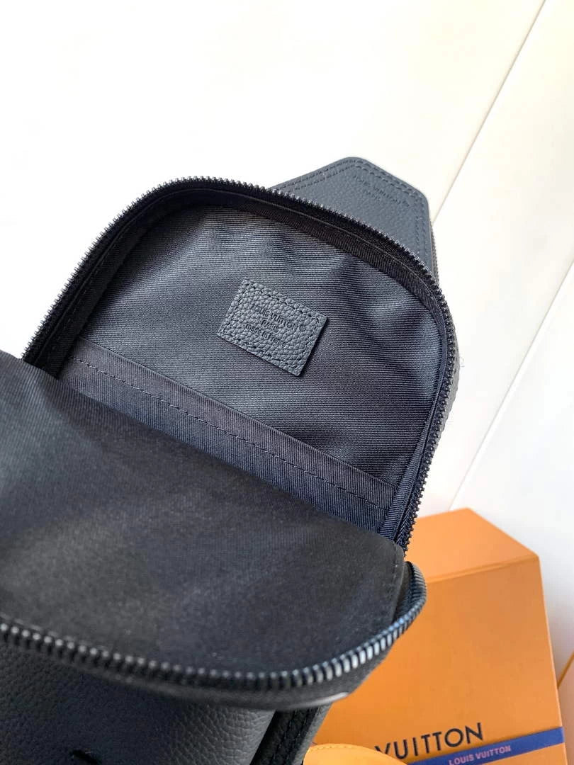 Louis Vuitton Avenue Slingbag PM Bag M15255 Black calfskin - Default Title - View 9