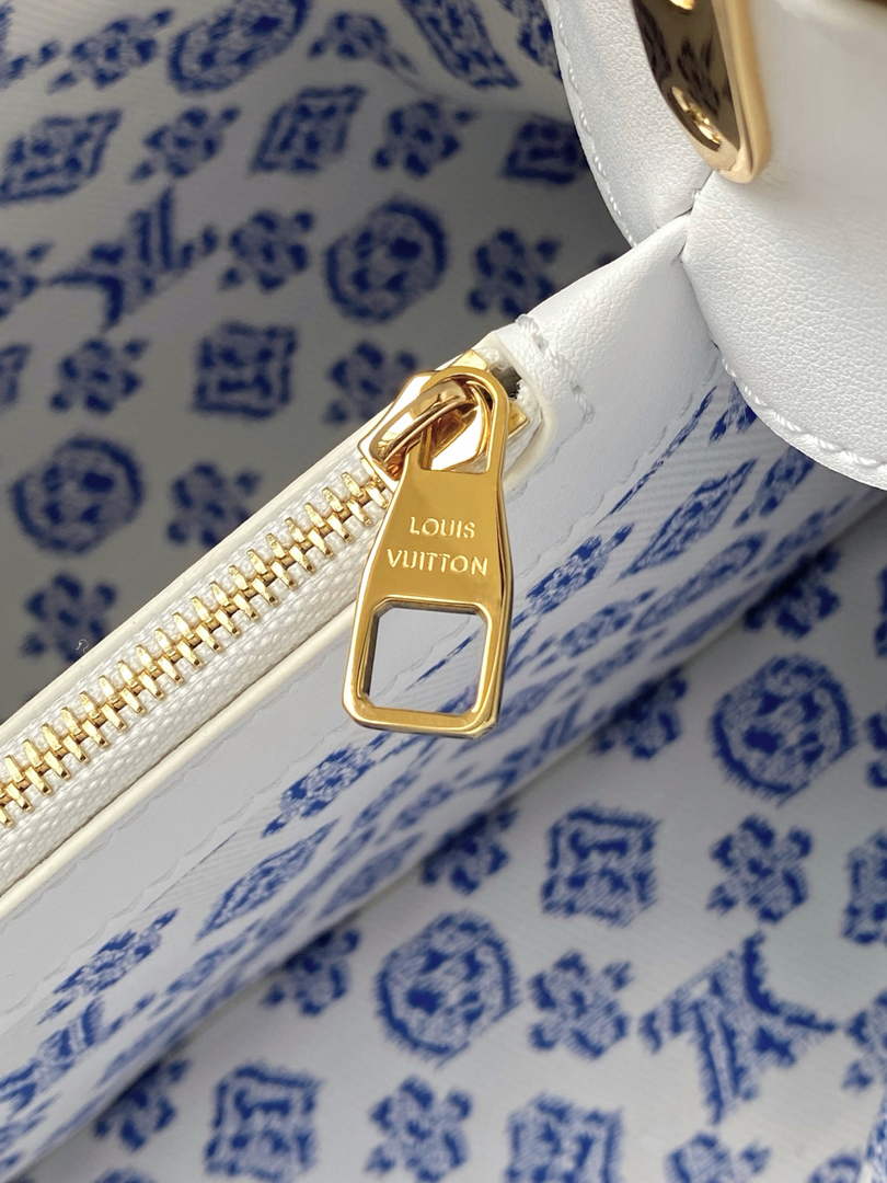 Louis Vuitton Capucines BB Bag, M26025 White Rattan and cowhide leather - Default Title - View 7