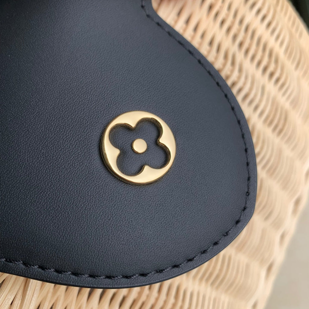 Louis Vuitton Capucines BB Bag, M14366 Black Rattan and cowhide leather - Default Title - View 7