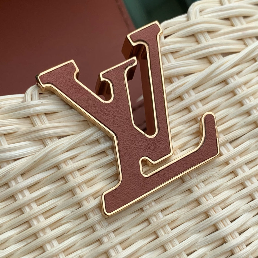 Louis Vuitton Capucines BB Bag, M26025 Brown Rattan and cowhide leather - Default Title - View 6