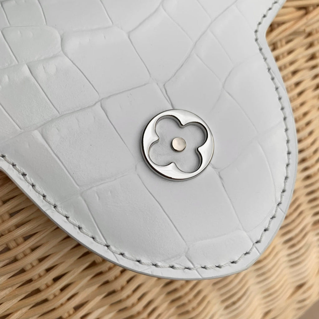 Louis Vuitton Capucines BB Bag, N88126 White Crocodile and Rattan - Default Title - View 5
