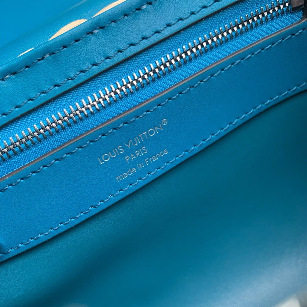 Louis Vuitton Capucines Mini Bag, M11798 Blue Crocodile and Rattan - Default Title - View 8