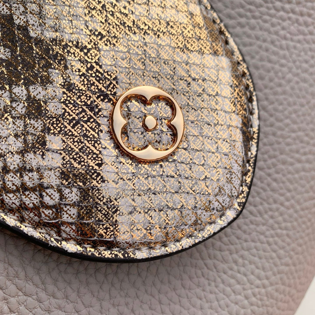 Louis Vuitton Capucines BB Bag, N89369 In Gray Taurillon Leather - Default Title - View 7