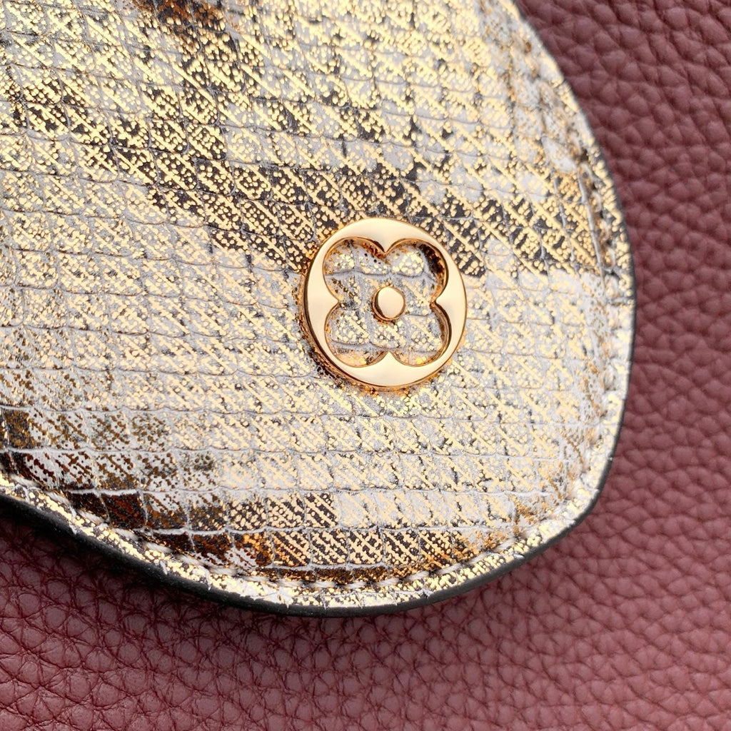 Louis Vuitton Capucines BB Bag, N89369 In Dark Red Taurillon Leather - Default Title - View 6