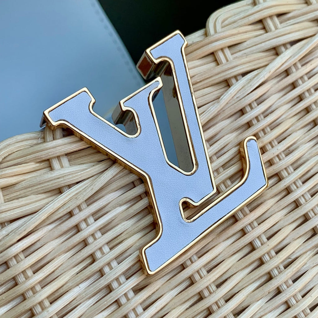 Louis Vuitton Capucines BB Bag, M29501 Blue Rattan and cowhide leather - Default Title - View 7