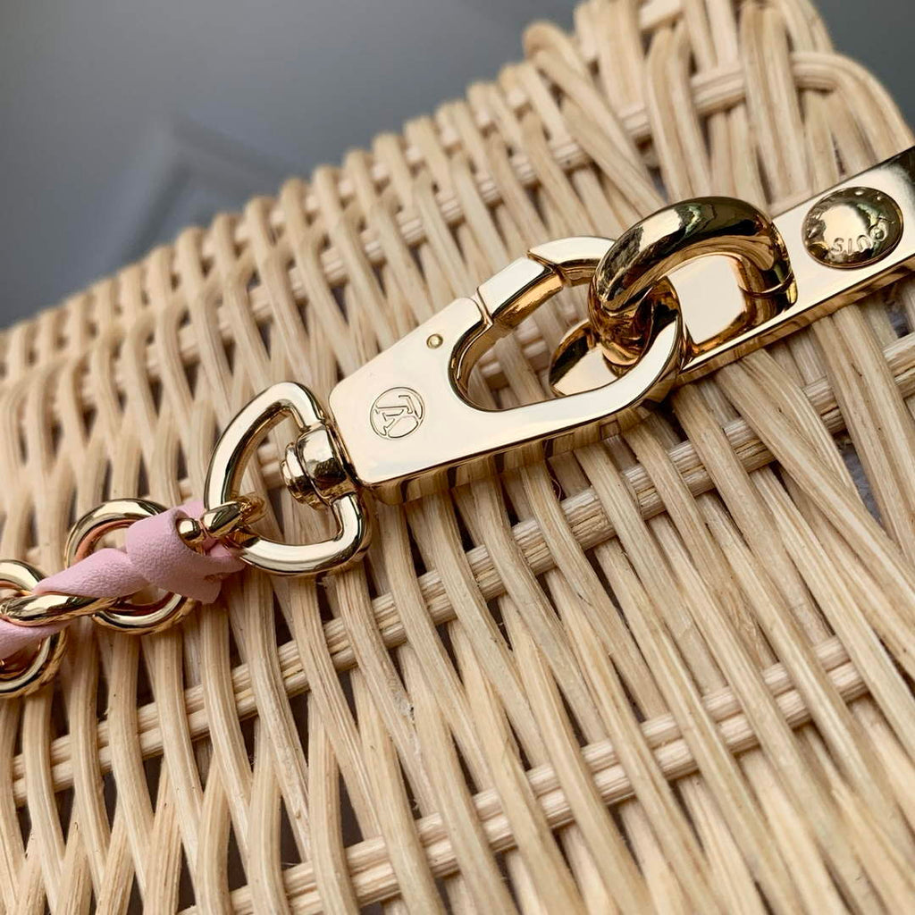 Louis Vuitton Capucines BB Bag, M26025 Washed Pink Rattan and denim - Default Title - View 7