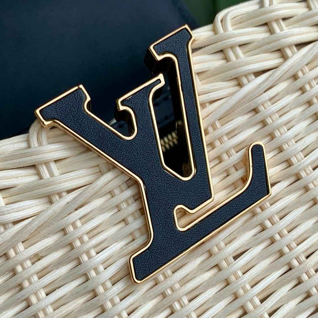 Louis Vuitton Capucines Mini Bag, M26003 Black Rattan and cowhide leather - Default Title - View 5