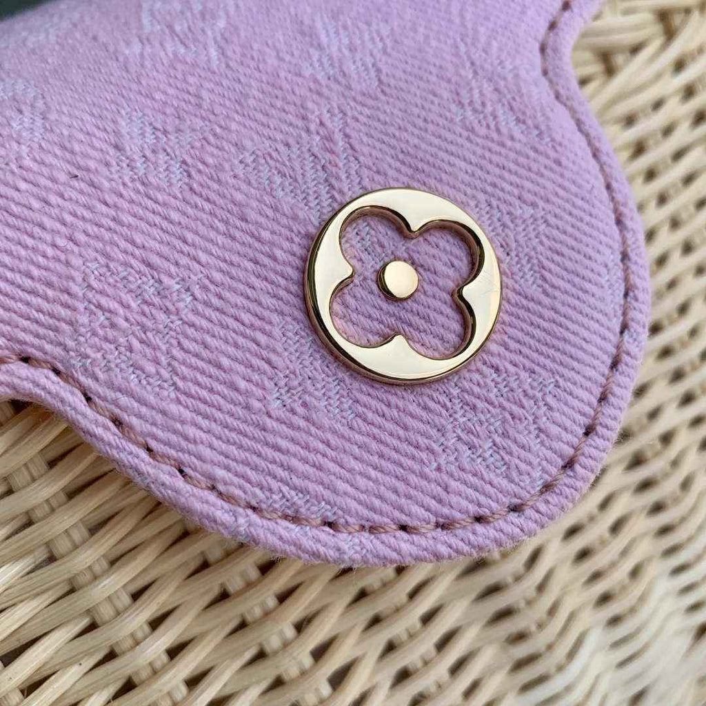 Louis Vuitton Capucines Mini Bag, M28548 Washed Pink Rattan and denim - Default Title - View 5