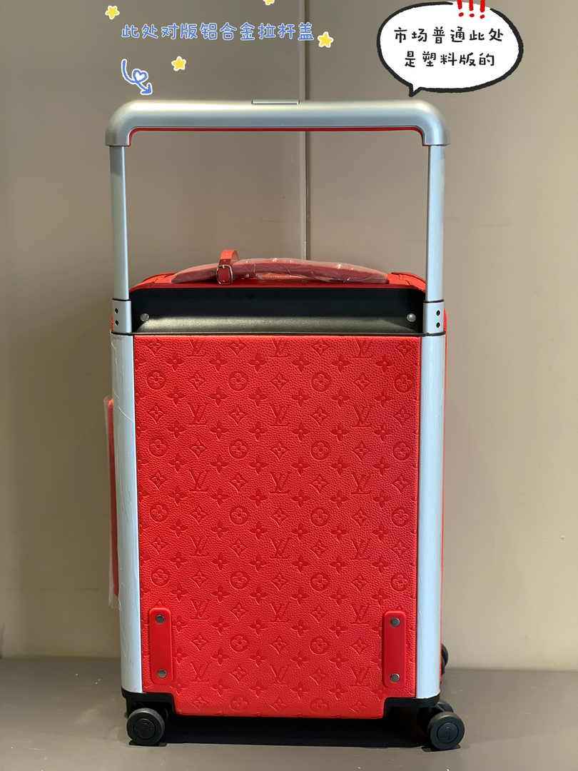 Louis Vuitton HORIZON 55 M23628 Red Monogram Leather - Default Title - View 2