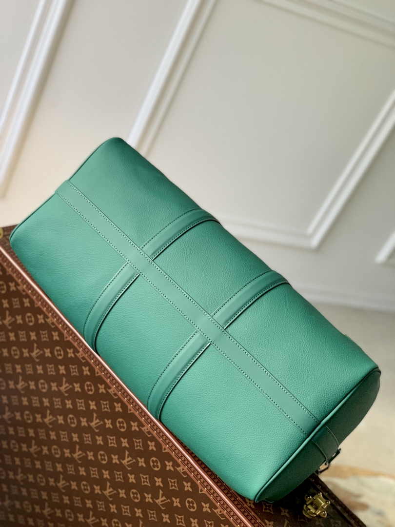 Louis Vuitton Keepall Bandouliere 50 Bag M22609 Green Leather