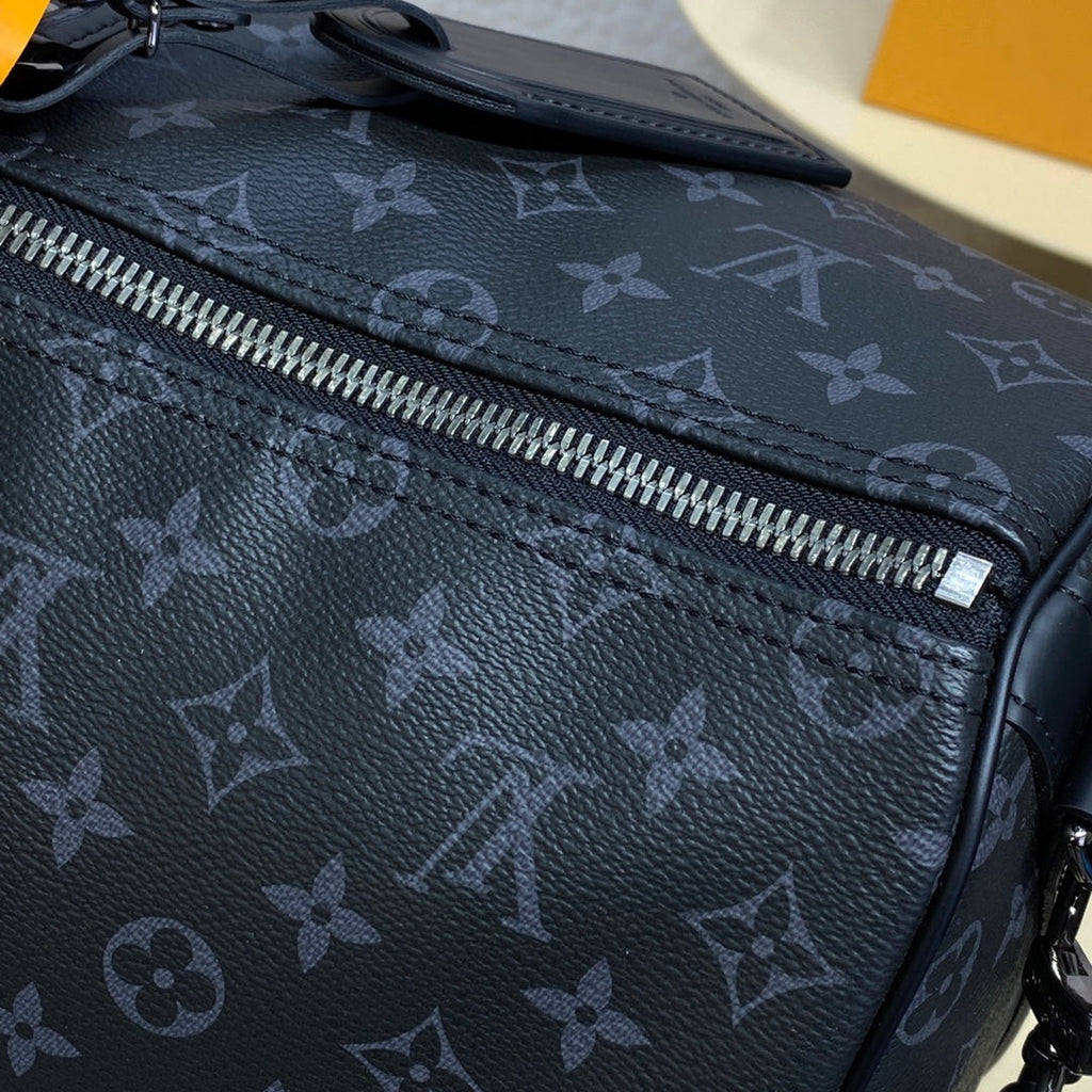 Louis Vuitton Keepall Bandoulière 50 M41416 Coated Canvas Black